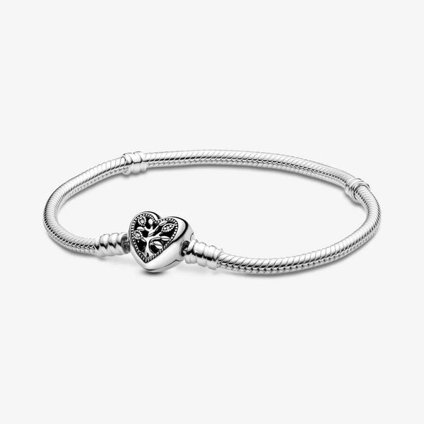 Snake Mesh Heart Buckle Family Tree Bracelet