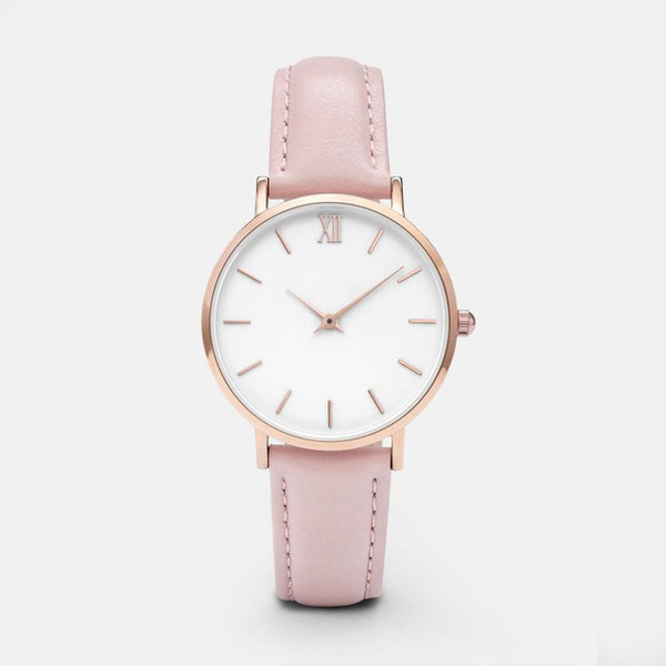 Watches Leather Quartz Watch