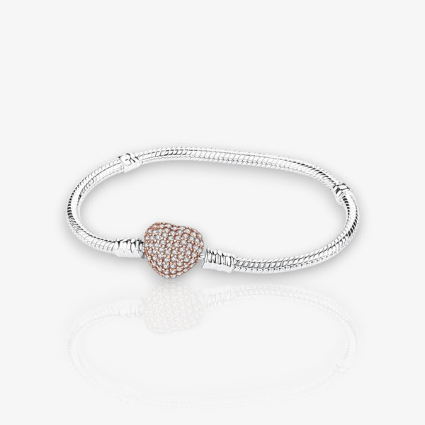 Candle mesh mesh bracelet with paved cobblestone