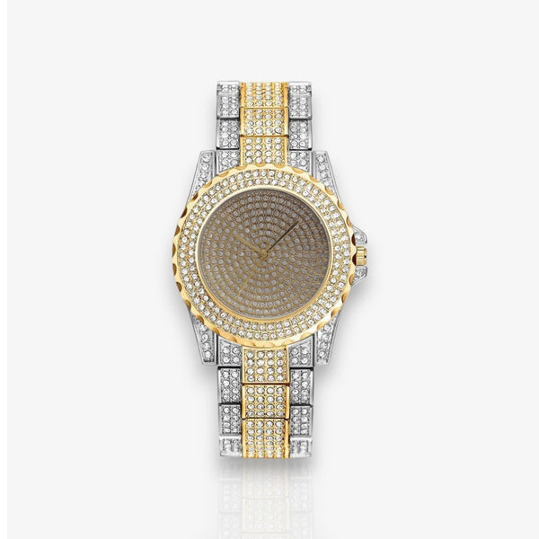 Quartz Watch Full Of Diamonds Inlaid