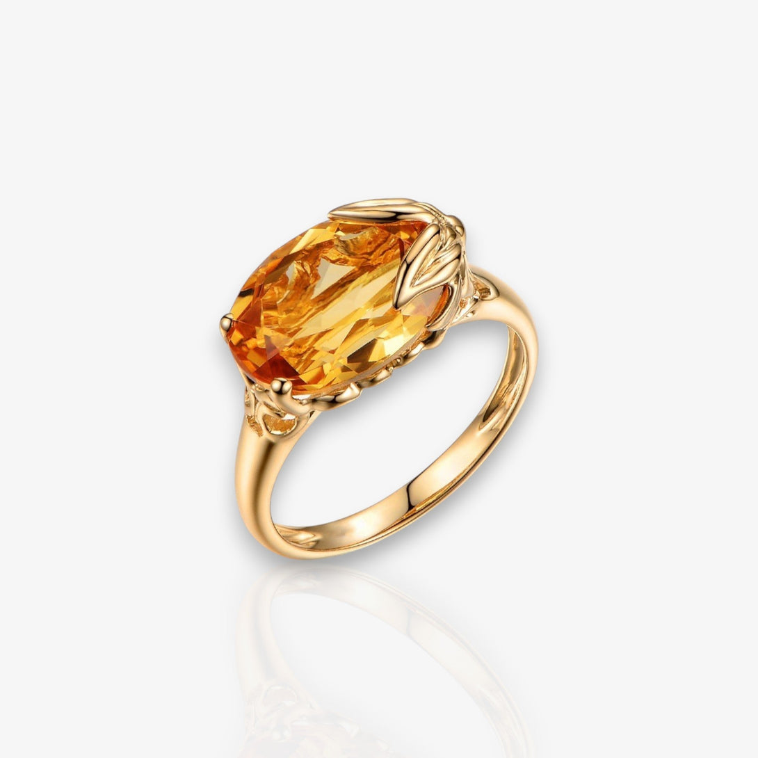 Citrine Gemstone Ring - jewel nook