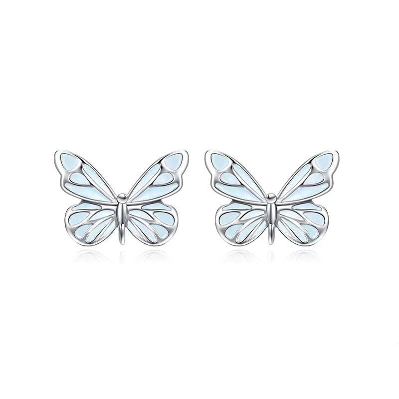 Fashion Personality Butterfly Stud Earrings - jewel nook