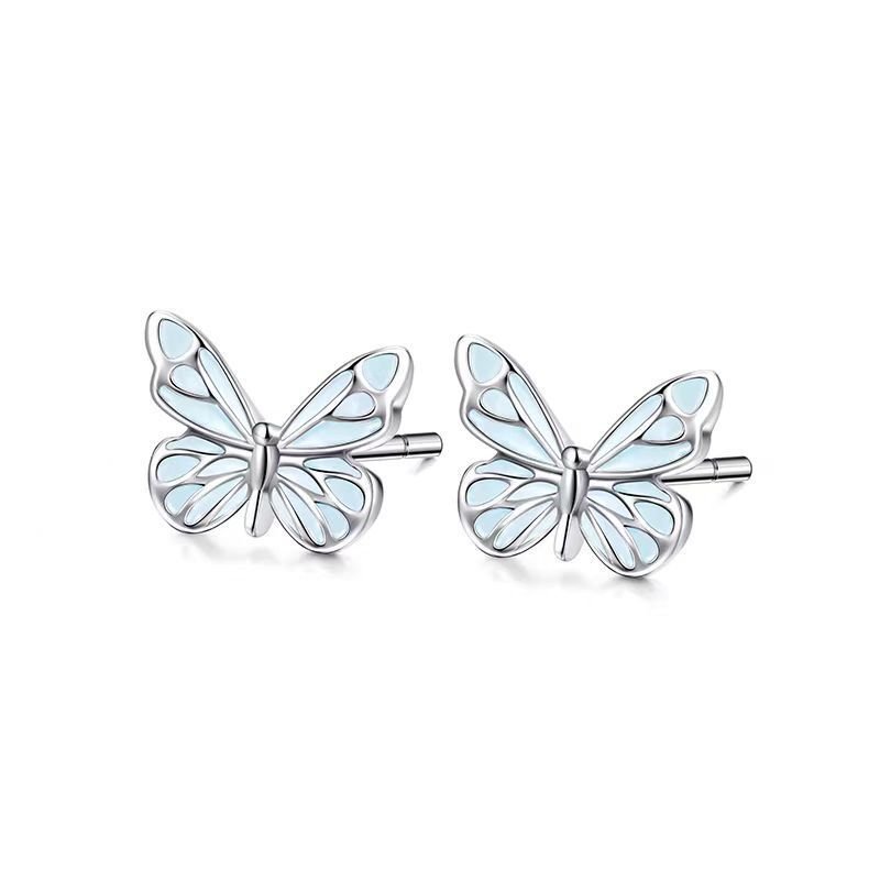 Fashion Personality Butterfly Stud Earrings - jewel nook