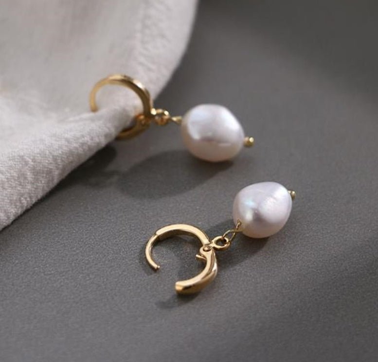 pearl earrings - jewel nook